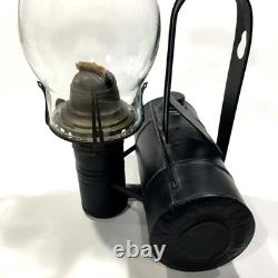Antique Queen Anne No. 2, Metal Wall Mount Railroad Train Car Lantern Oil Lamp