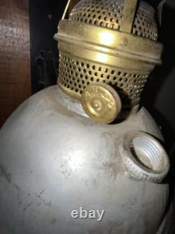 Antique RAILROAD CABOOSE WALL LAMP Lantern Large Center Draft