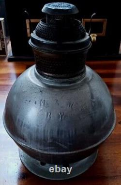 Antique ROYAL Oil/Kerosene Lamp N&W RAILROAD ORIGINAL Condition RARE