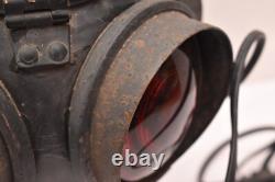 Antique RR Adlake Lamp Lantern 4 Way Railroad Switch Signal Train Vintage Light+