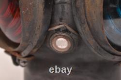 Antique RR Adlake Lamp Lantern 4 Way Railroad Switch Signal Train Vintage Light+