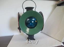 Antique Railroad Adlake Lantern 4 Way Switch Signal Chicago Rr