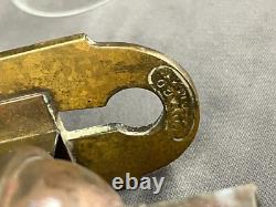 Antique Railroad Car Brass Wall Sconce PLM Gare LaRoche Migenne Lantern