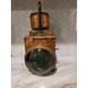Antique Railroad Copper Lantern Train Conductor Kerosene Oil Lamp Lighting Decor