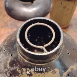 Antique Railroad Dining Car Brass/ironOil Kerosene Lamps Rare! Stars