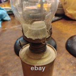 Antique Railroad Dining Car Brass/ironOil Kerosene Lamps Rare! Stars