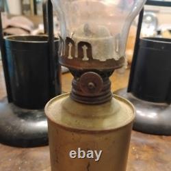 Antique Railroad Dining Car Brass/ironOil Kerosene Lamps Rare! Stars