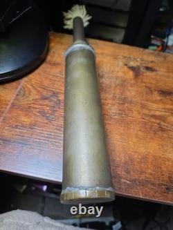 Antique Railroad Flare Torch Lantern Lighter Hand Held Lamp Miners Torch