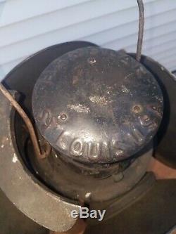 Antique Railroad Handlan St. Louis 4 Way Switch Signal Non Sweating Lantern