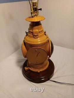 Antique Railroad Lamp Dressel 4-Way Signal 16 Kero Oil Railroad Lantern