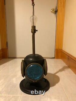 Antique Railroad Lantern 4 Way Signal Lamp