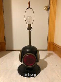 Antique Railroad Lantern 4 Way Signal Lamp