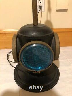 Antique Railroad Lantern 4 Way Signal Lamp