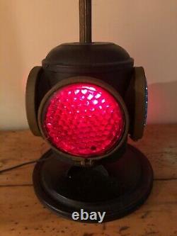 Antique Railroad Lantern 4 Way Signal Lamp