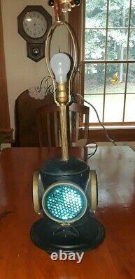 Antique Railroad Lantern 4 Way Signal Lamp