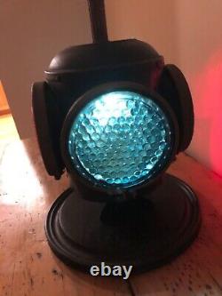 Antique Railroad Lantern 4 Way Signal Lamp