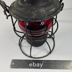Antique Railroad Lantern? Adams & Westlake / Adlake Kero Red Globe