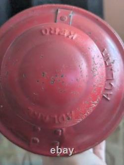 Antique Railroad Lantern Adlake Kero Burner Globe ACL RR Atlantic Coast Railway