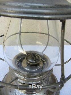 Antique Railroad Lantern CT Hamm No. 3-1/2 Conductor's Lantern XLNT