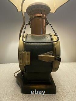 Antique Railroad Lantern Lamp 1876-1895