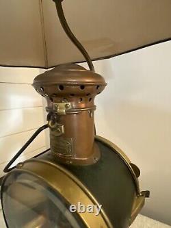 Antique Railroad Lantern Lamp 1876-1895