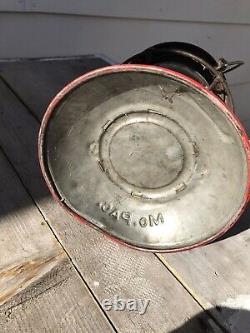 Antique Railroad Lantern MP Mo Pac St Louis Handlan Buck bell bottom Red Safety