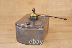 Antique Railroad Lantern Oil Lamp Handlan St. Louis Signal Reservoir Insert Wick