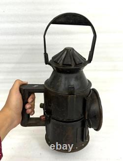 Antique Railroad Lantern, Old Signal Railway Lamps, Unique Home and Décor