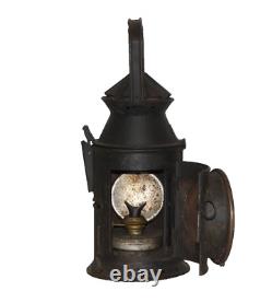 Antique Railroad Lantern, Old Signal Railway Lamps, Unique Home and Decor