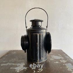 Antique Railroad Lantern Old Signal Railway Lamps Unique Home and Decor Japanese