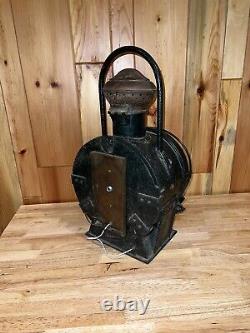 Antique Railroad Lantern SNCF Halard Gillet & Forest RR France Train Locomotive