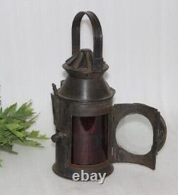 Antique Railroad Lantern, Signal Railway Lamps, Unique Home and Décor 15872