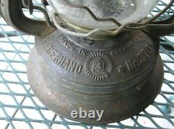 Antique Railroad Lantern Vintage Nier Feuerhand No. 270 Kerosene Lantern