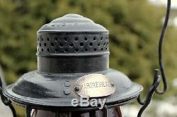 Antique Railroad MARBLEHEAD E. M. St. Railway Lantern