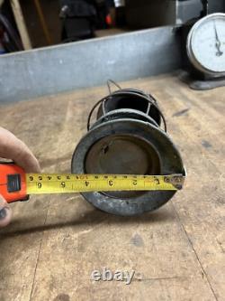 Antique Railroad RR Oil Lantern Lamp Conductor Presentation Bell Bottom Parts