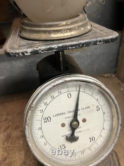 Antique Railroad RR Train Steam Engine Brass Electric Light Lamp Lantern W Globe