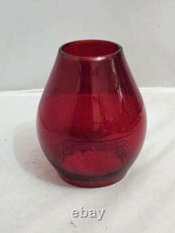 Antique Railroad Red Globe L&n Rr Louisville & Nashville Rr Railway Glass Globe