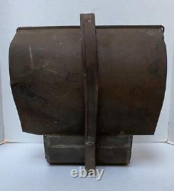 Antique Railroad Roundhouse Wall Oil Torch Lamp Theater Foot Lamp Large 15 Tall