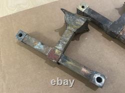 Antique Railroad Sconces Pair Early Double Pullman For Restore Brass Mission