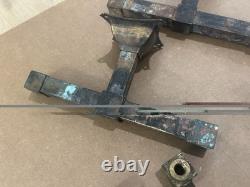 Antique Railroad Sconces Pair Early Double Pullman For Restore Brass Mission