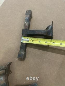 Antique Railroad Sconces Pair Early Double Pullman For Restore Brass Mission