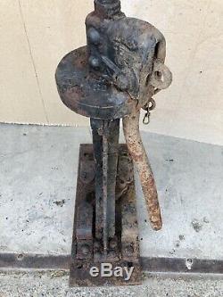 Antique Railroad Switch Stand With Lantern. Pettibone Mulliken