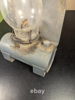 Antique Railroad Train Car Bunk Lantern Oil Lamp Metal Wall Mount Caboose