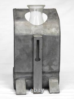 Antique Railroad Train Car Bunk Lantern Oil Lamp Metal Wall Mount Caboose