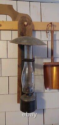 Antique Railroad Train Car Oil Lamp Lantern