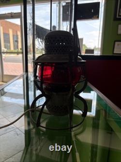 Antique Railroad Train Lantern Lamp