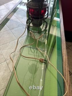 Antique Railroad Train Lantern Lamp