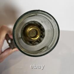 Antique Railroad Train Oil Lantern Wall Sconce Candle Lamp Light Fixture Brass