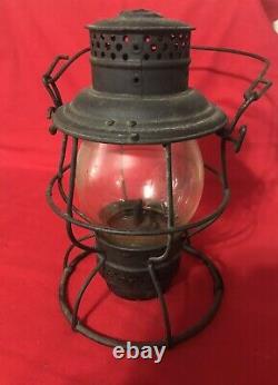 Antique Railway Lantern Adlake 1908 PA State Lantern Rare