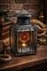 Antique Railway Signal Lamp Metal Lantern Original Patina Marked Base